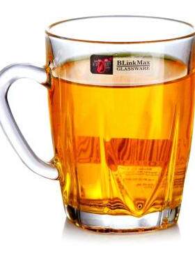 丽尊水杯 玻璃杯套装(237ml)英式红茶杯玻璃泡茶杯KTZB48 (6只装