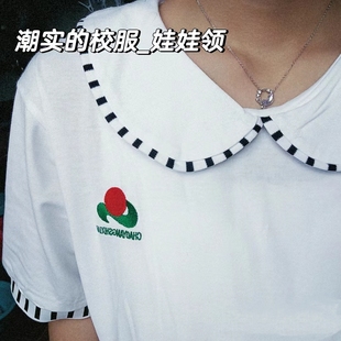 潮阳实验校服潮阳实验学校夏季短袖针织棉校服男女校服透气舒适