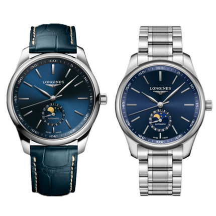 Longines/浪琴名匠新款皮带月相自动机械男表L2.909.4.92.0/919