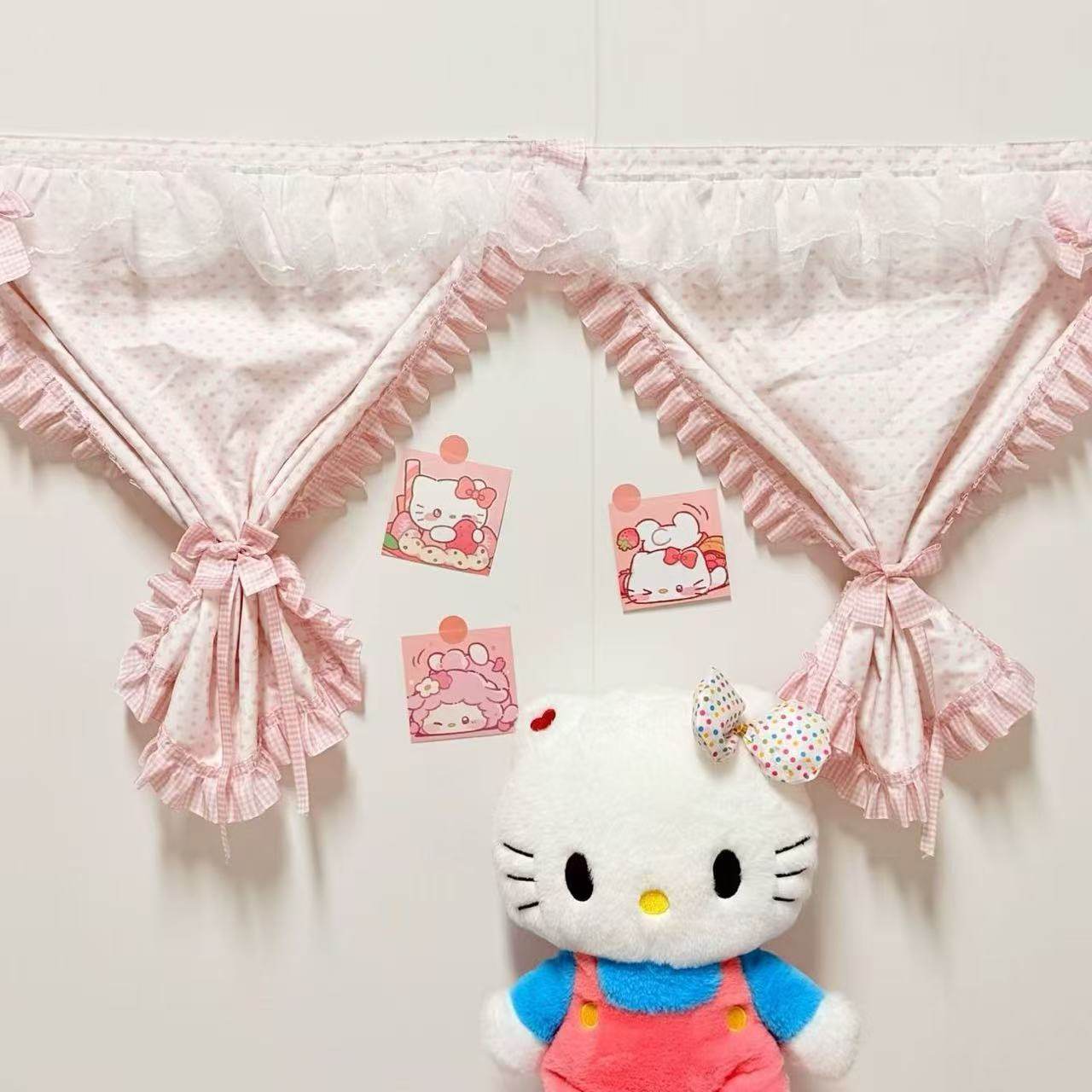 ins风可爱房间门帘少女心房间装饰门帘氛围感柜子遮丑防尘帘ins