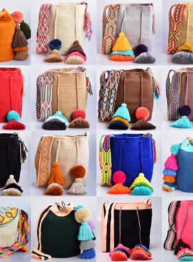 SUSUWAYUU 瓦尤包手工编织斜挎包单肩女水桶包民族风波西米亚风