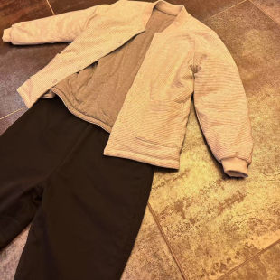 蝉昭 儿童棉袄新疆长绒棉棉袄家居纯棉内衬上衣外套棉服棉内胆