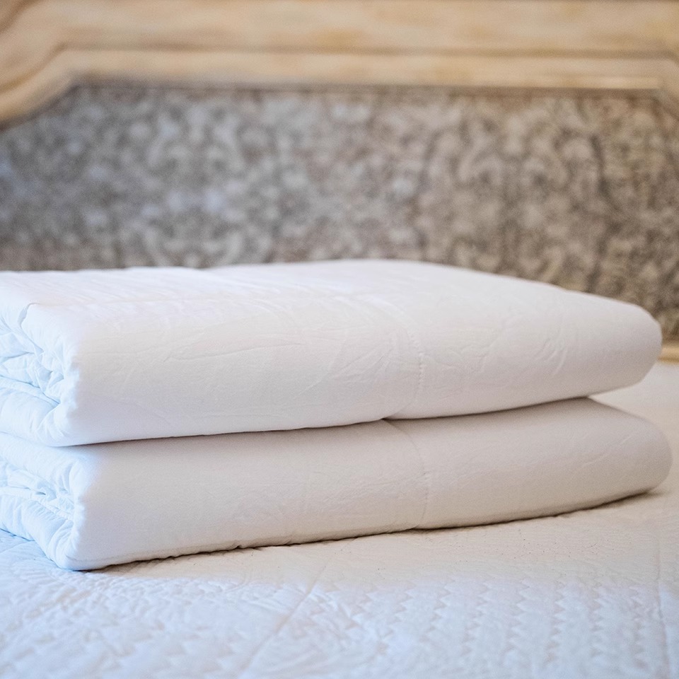 蝉昭全棉外罩一级新疆长绒棉养生排湿寒保暖被芯棉被