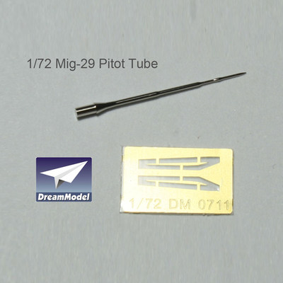 梦模型米格29战斗机空速管金属