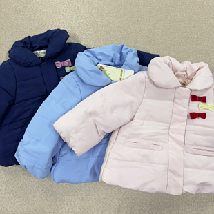 日单女童小童baby可爱春秋冬棉服外套棉袄毛绒公仔服现货超值清