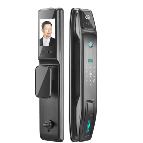 包安装萨莱明R26S锁全自动智能抓拍远程监控家用自动上锁大屏幕清