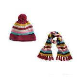 帽子围巾套装 J01英国贵族马球协会jo 官网在售男女儿童彩色条纹