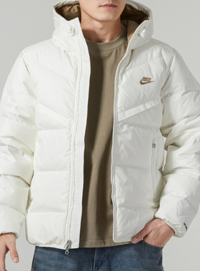 正品Nike/耐克男子冬新款运动休闲保暖训练防风连帽羽绒服FZ1103