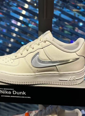 NIKE耐克大童鞋AIR FORCE 1 JES (GS)运动鞋IR0595-101