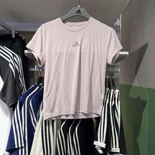 Adidas阿迪达斯26夏新款女子运动训练速干透气短袖圆领T恤KS8953