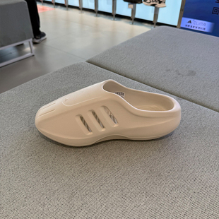 透气运动包头拖鞋 JH6766 洞洞鞋 Adidas阿迪达斯三叶草男女穆勒鞋