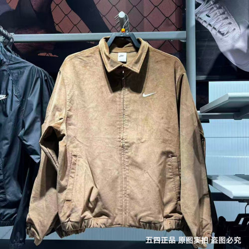 Nike耐克25秋冬新款男子灯芯绒保暖运动立领夹克外套 IM9349-235