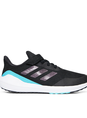 正品Adidas/阿迪达斯E Q21 RUN EL K 大童轻便运动跑步鞋 H01876
