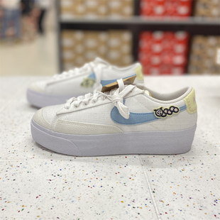 开拓者低帮耐磨休闲鞋 100 耐克女鞋 正品 BLAZER DJ6376 Nike 板鞋