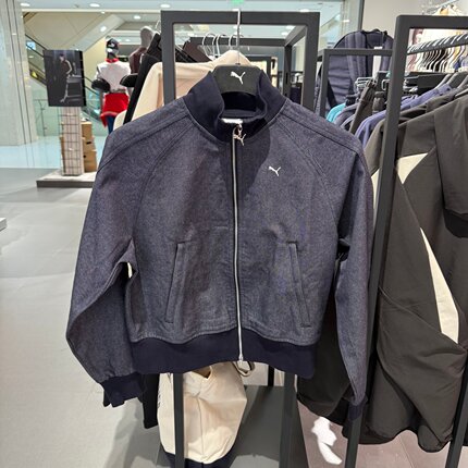 PUMA彪马T7工装外套26夏季新款女立领宽松运动休闲夹克638017-16