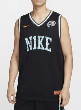 NIKE耐克夏季男子篮球运动训练休闲透气无袖T恤背心HF6136-010