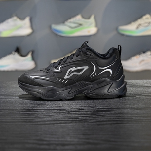 运动鞋 李宁男子加绒休闲鞋 减震回弹中帮经典 新款 AGCV395 2025冬季