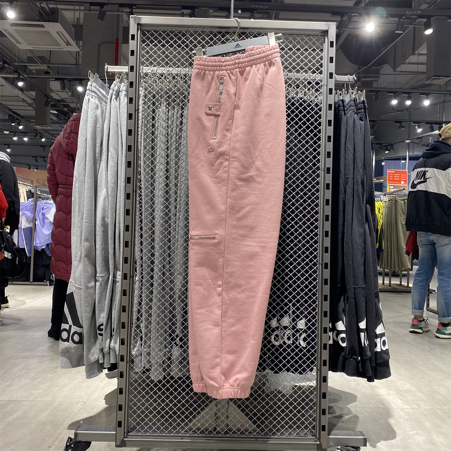 Adidas/阿迪达斯三叶草2022春季男子潮流宽松休闲运动长裤 HH9432