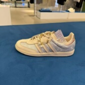 珍珠休闲薄底德训鞋 Adidas阿迪达斯女子T头板鞋 宋雨琦同款 JQ2616