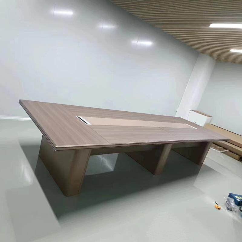 板式长方形会议桌办公家具现货