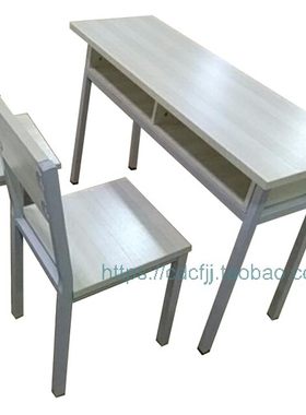 钢木课桌椅条形桌成都教学家具厂