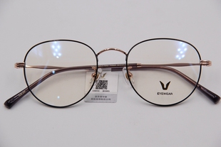 V牌专柜新品文艺复古近视眼镜架男女眼镜框韩版网红超轻全框V2620