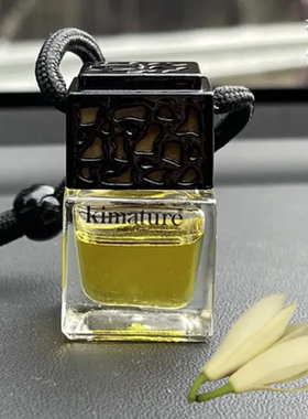 车载香水香薰白兰花纯天然无酒精