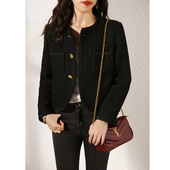 轻奢感 外套春季 值得入 法式 显气质 金属单排扣小香短款 女装