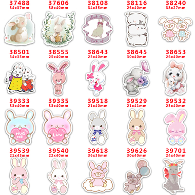 30个价 蝴蝶结DIY配饰贴饰 手工DIY配件 亚克力树脂配件 PR37488