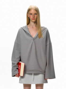 BILLBOOM美式复古连帽卫衣女宽松慵懒风oversize外套