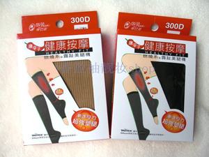 台湾蒂巴蕾唐辛子弹力露趾美腿塑腿腿护士袜睡眠袜子HK550包邮
