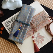 管香筒香香盒织锦布袋木梳首饰手串镇尺文房布袋茶道六君子收纳包