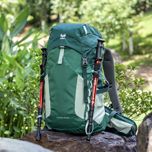 户外专业登山包40升轻量重装徒步大容量背包女轻便背负系统双肩包