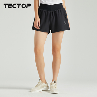 探拓速干三分裤女2023新款轻薄透气迷彩运动短裤户外休闲沙滩裤