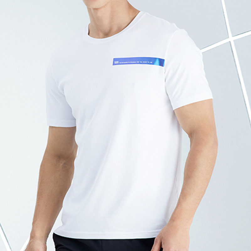 探拓纯棉短袖T恤男夏季轻薄透气圆领短T户外休闲百搭速干上衣半袖