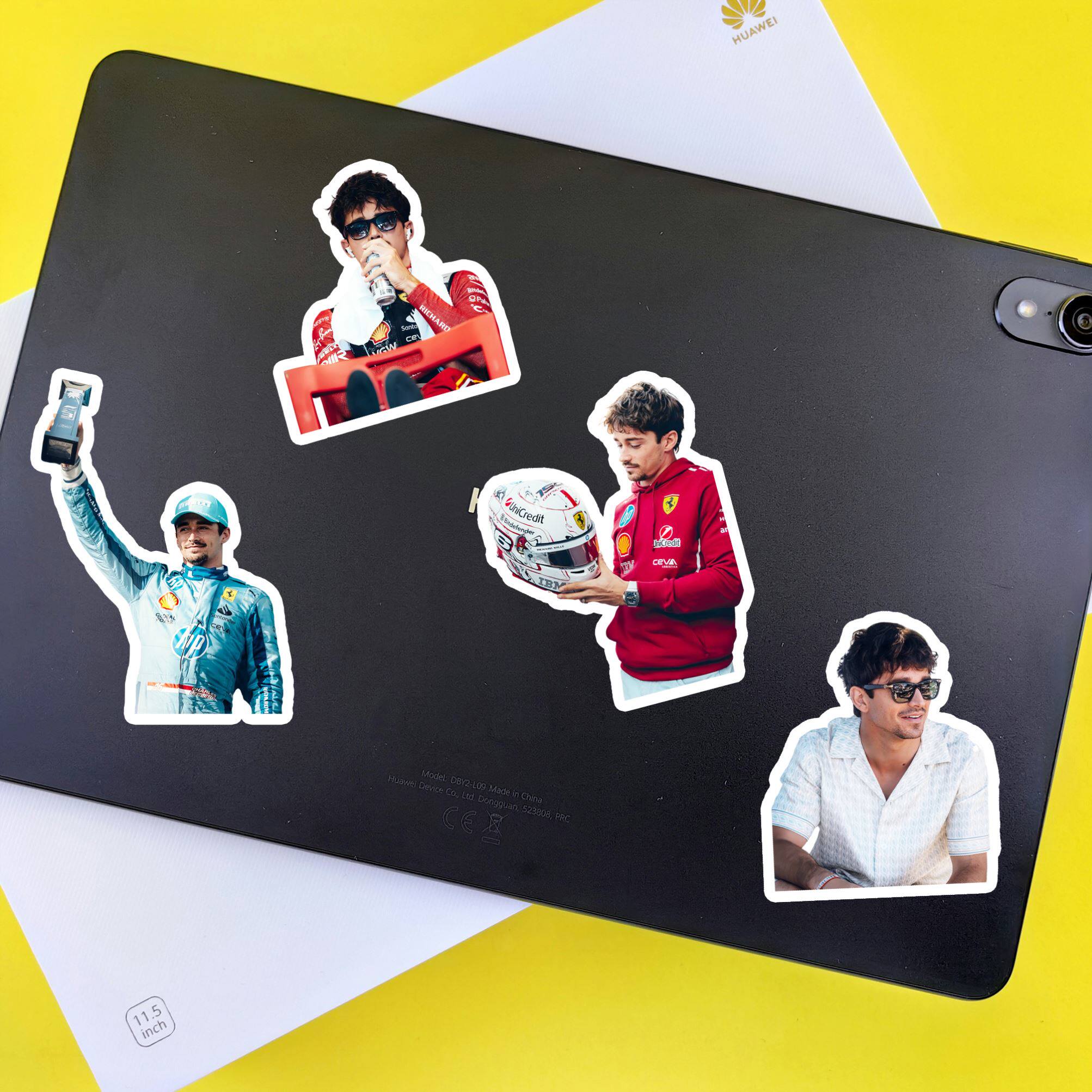 Amalfi新款夏尔勒克莱尔贴纸高清防水法拉利车手CharlesLeclerc