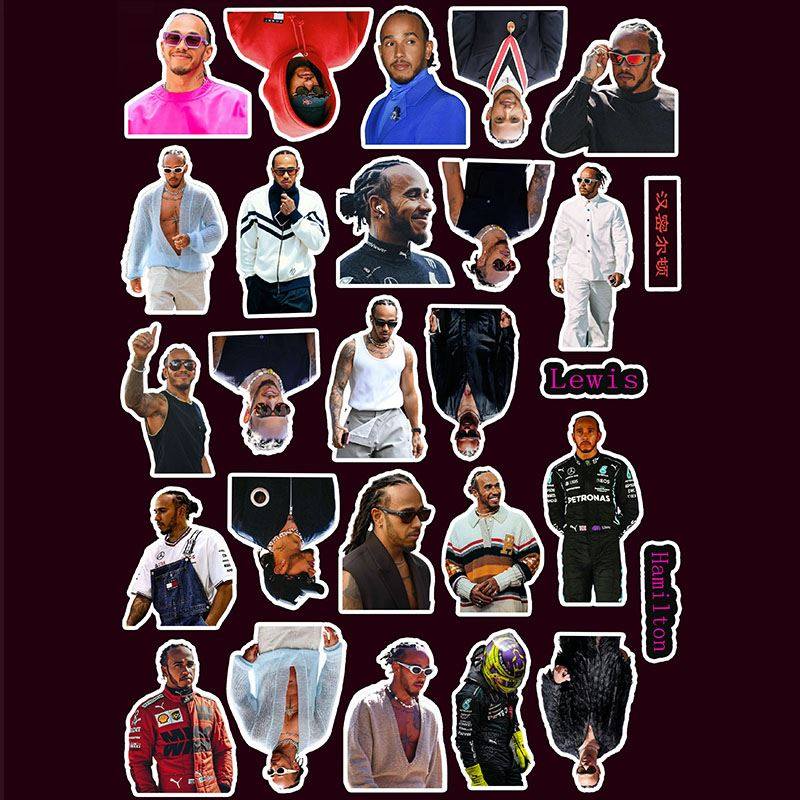 F1周边Amalfi夏尔勒克莱尔贴纸 新赛季法拉利车队周边装饰