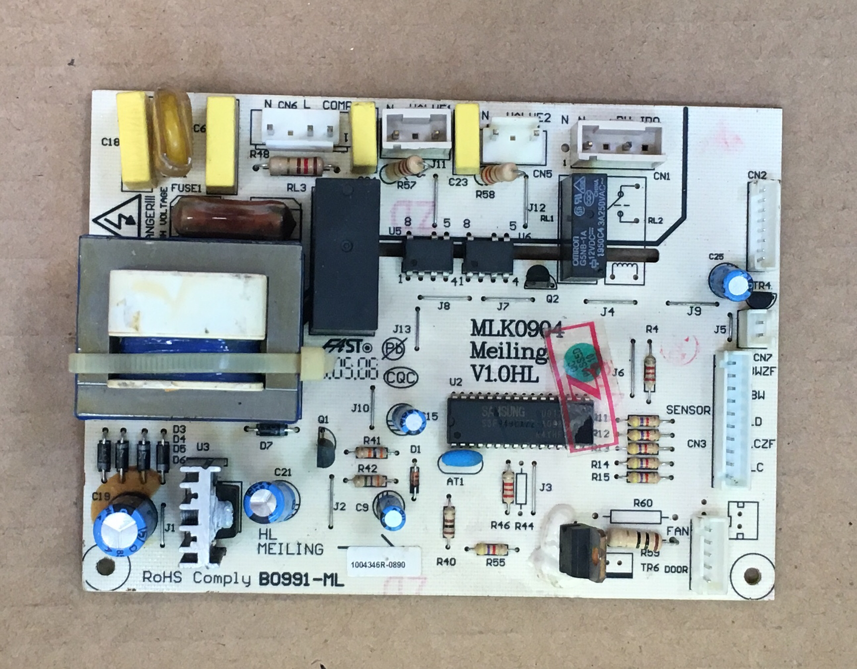 原装伊莱克斯冰箱主控板 电脑板MLK0904 B0982-ML