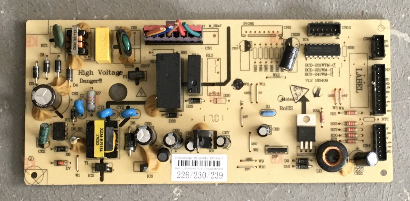 17131000000447电源主板主控板