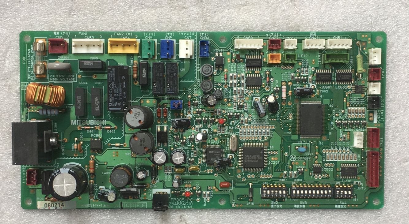 三菱电机中央空调控制板 电路板W254664G10 FP00S-PC 主板 已测试