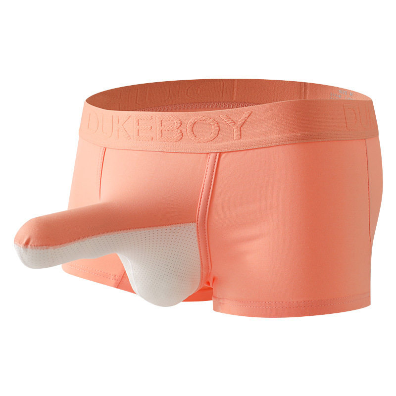 男士平角裤纯棉质象鼻男士内裤枪弹分离情趣激凸大囊袋阴囊托JJ套,女士内衣/男士内衣/家居服,男平角内裤,淘宝优惠券,粉丝福利购,淘宝优惠卷