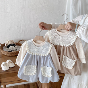 2025新款 连衣裙小女孩甜美公主裙 婴幼儿宝宝背心裙春秋季 女童无袖