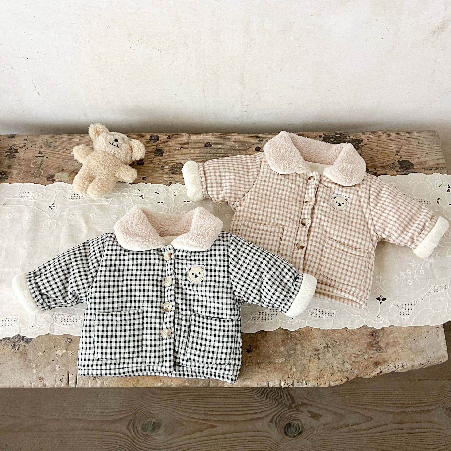 2026秋冬季男女童棉服婴幼儿宝宝棉衣加厚加绒保暖外套小孩子大衣