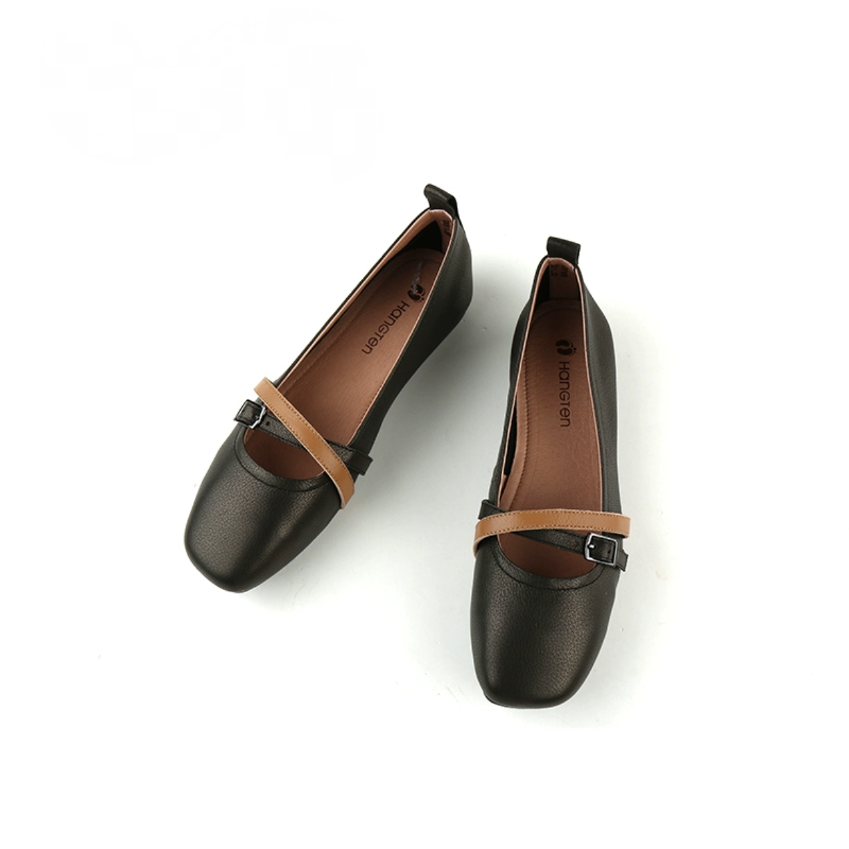 欢腾品牌正品女鞋真皮玛丽珍休闲时尚 夏季百搭款