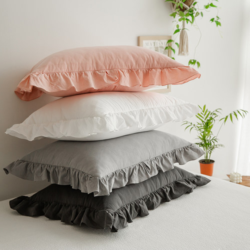 公主风全棉少女心单人枕头套