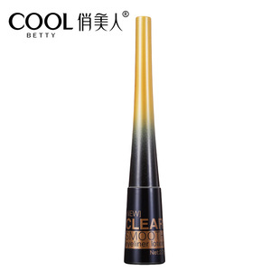 俏美人明晰柔滑眼线液黑色眼线液笔精细自然顺滑细头软毛眼线水笔