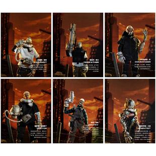 COME4ARTS潮感 末日系列 潮流人偶 6款可选 可动手办摆件兵人玩具