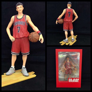 动漫手办 灌篮高手 宫城良田湘北 7# 红衣 公仔模型 盒装礼物摆件