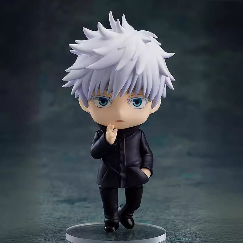 动漫 咒术回战 1528# 五条悟 Q版粘土 可动可换脸 盒装手办礼物