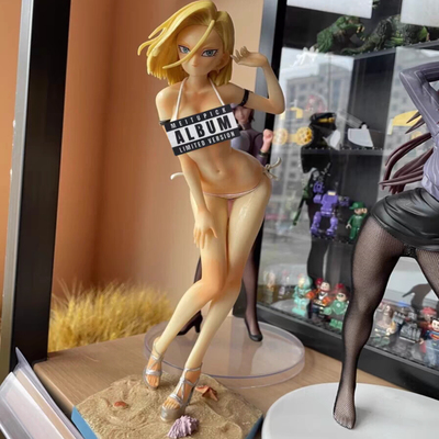 绝版人造人18号泳装美女人偶模型手办桌面摆件二次元公仔礼物国产
